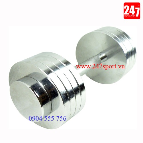 Tạ tay inox điều chỉnh trọng lượng giá rẻ nhất